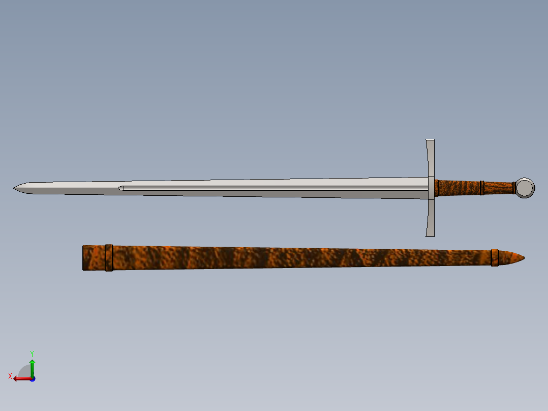 剑、宝剑(183)后视图