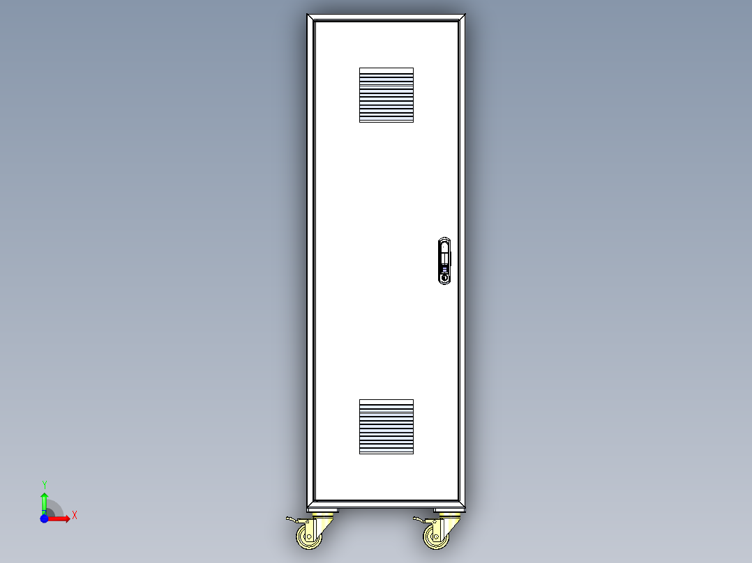配电箱电控箱前视图