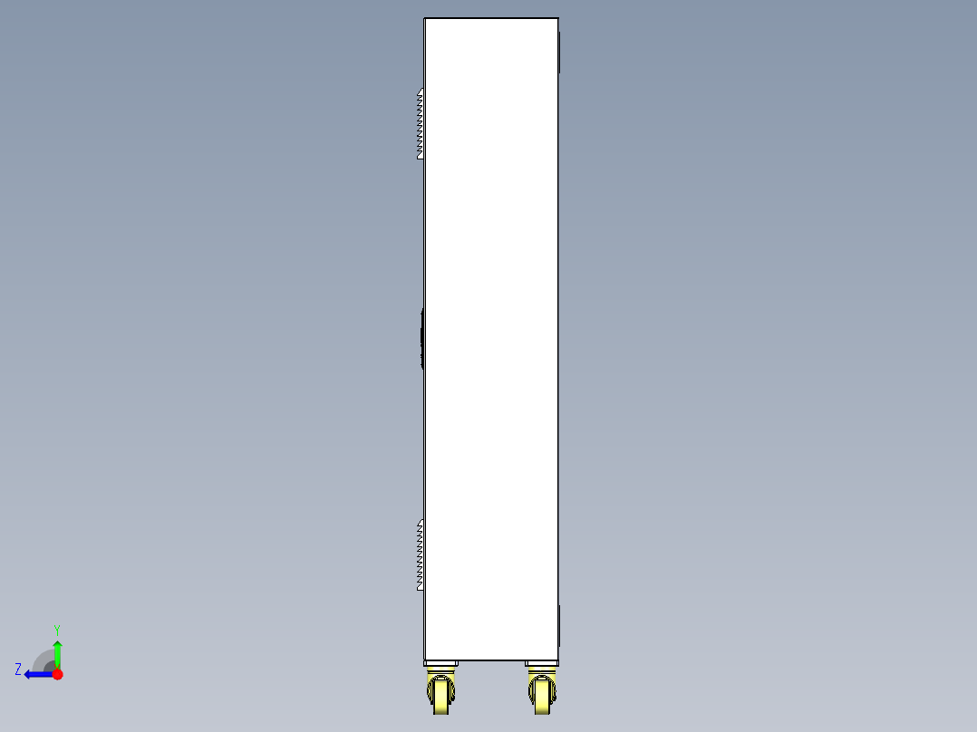 配电箱电控箱右视图