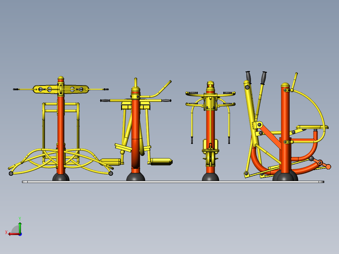 健身器材(17)后视图