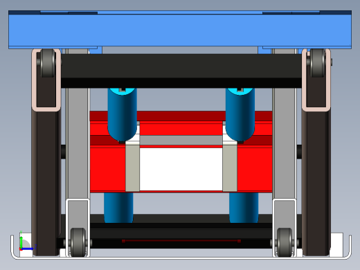 B2004811-液压剪刀式升降机左视缩略图