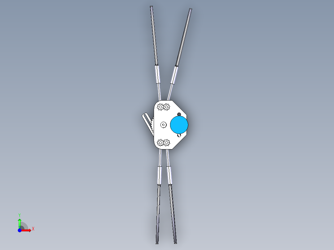 B2004183-投球翼可悬停飞行器前视图