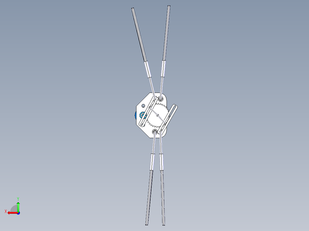 B2004183-投球翼可悬停飞行器后视图