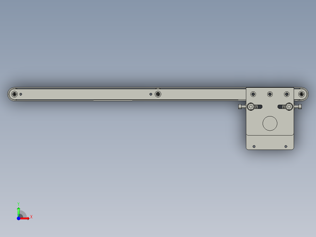 00糖果薄型输送带装配前视图