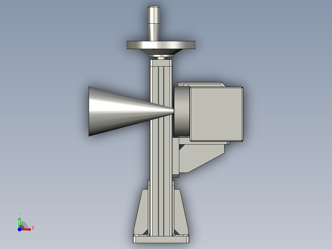 02激光打标组合前视图