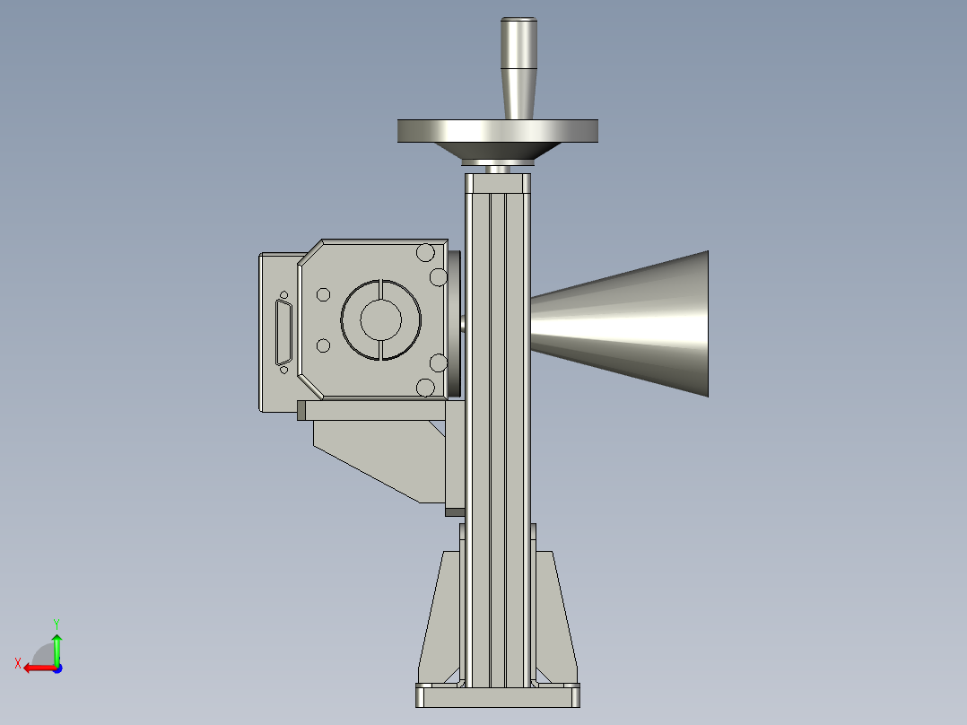 02激光打标组合后视图