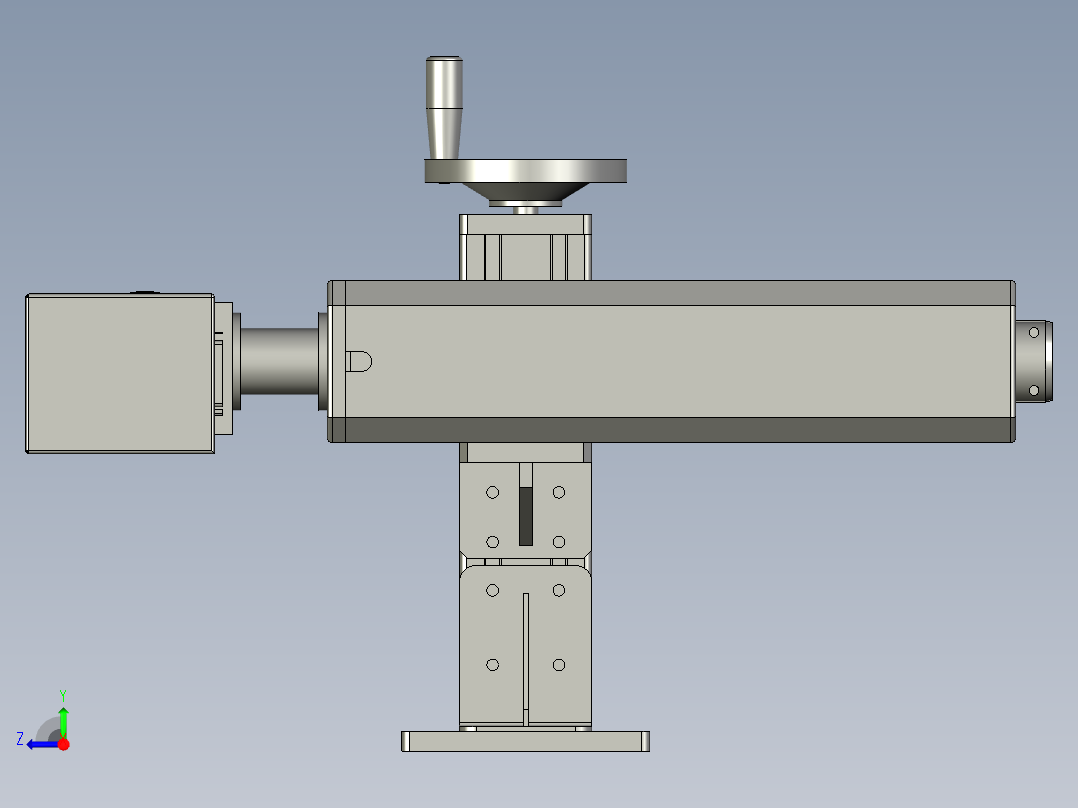 02激光打标组合右视图
