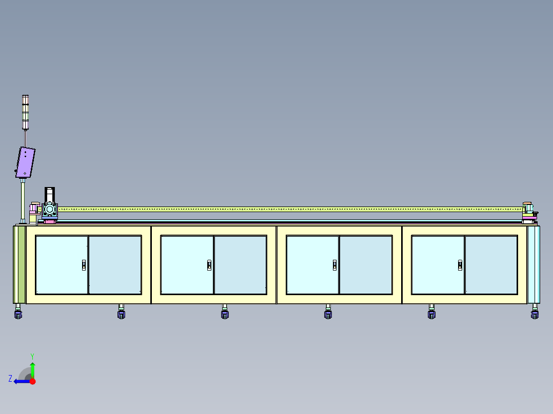 ZY241105-CK 全自动冲孔机右视图