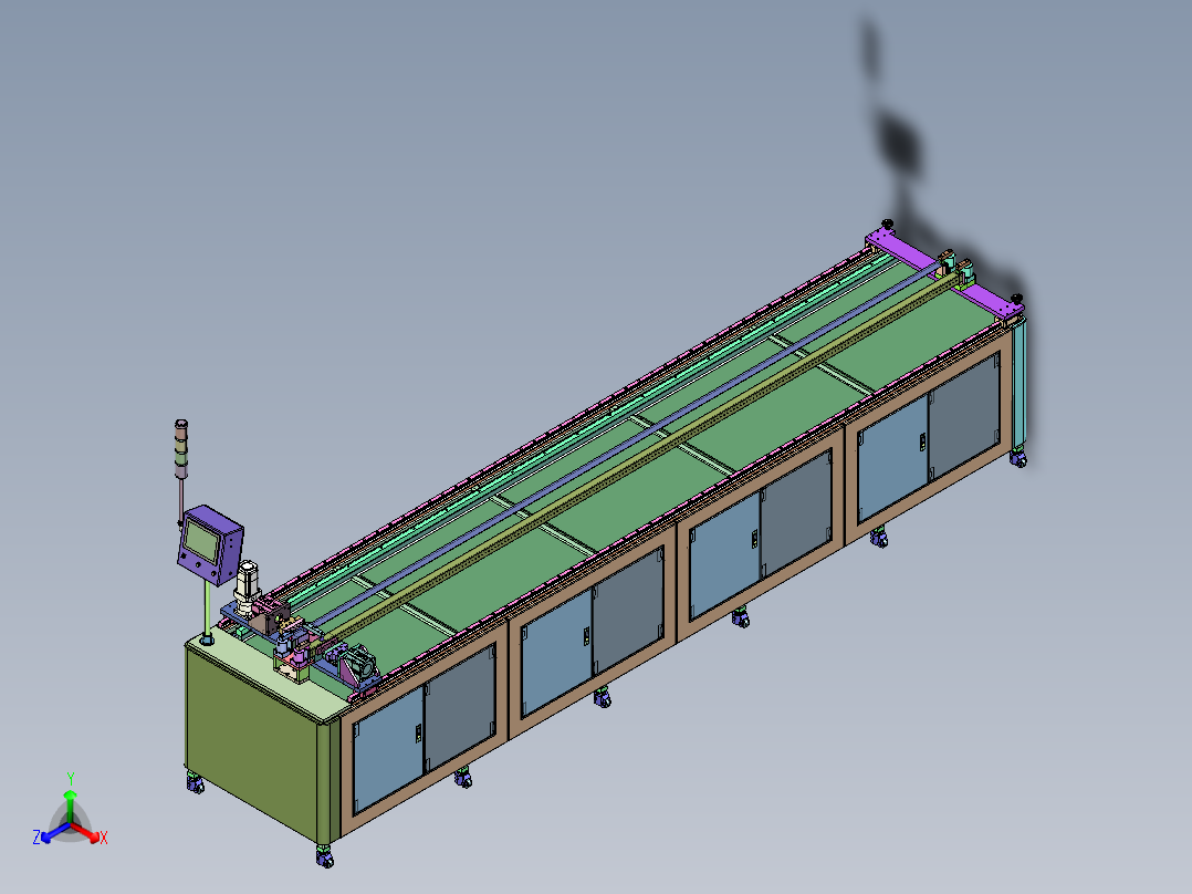 ZY241105-CK 全自动冲孔机正等轴测图