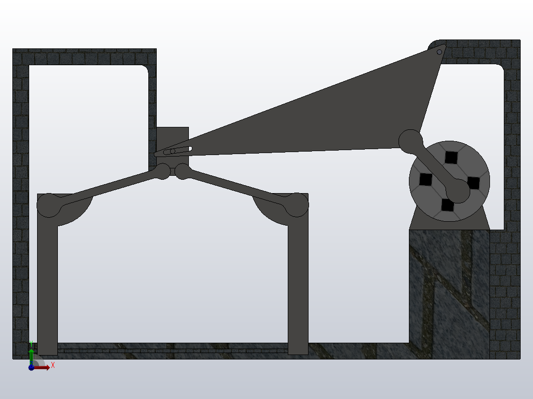 闭门器门前视图