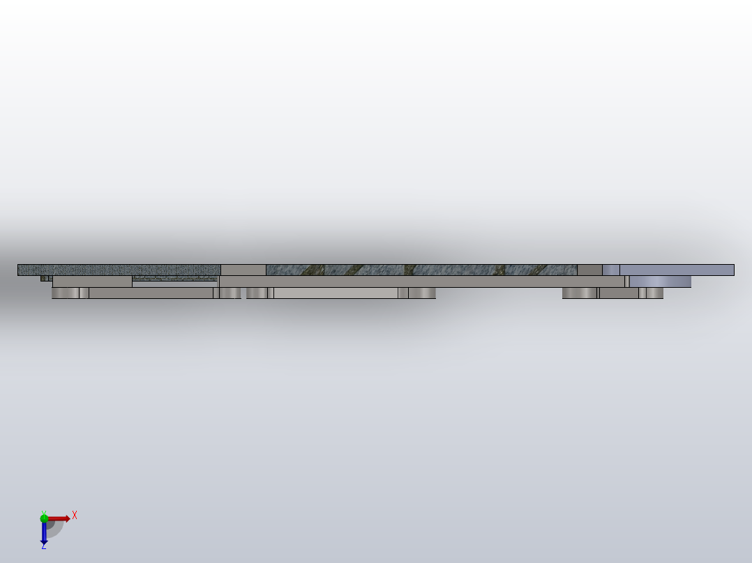 闭门器门俯视图