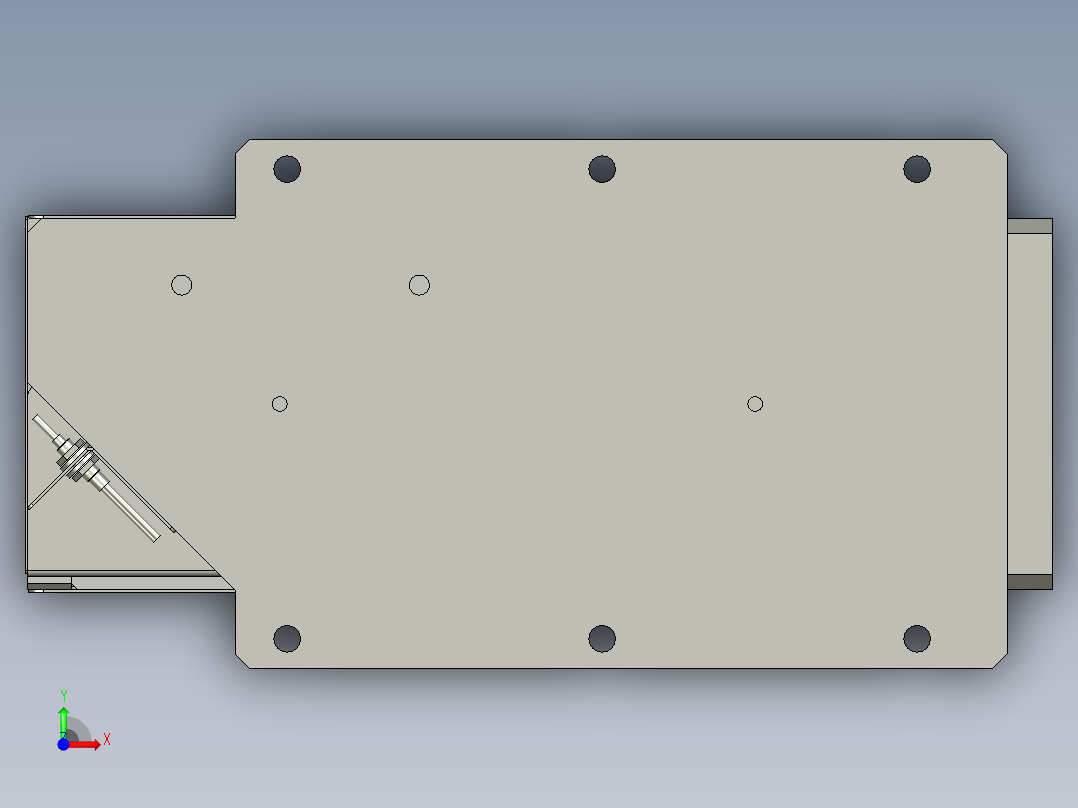 HET1-分张器固定机构HR前视图
