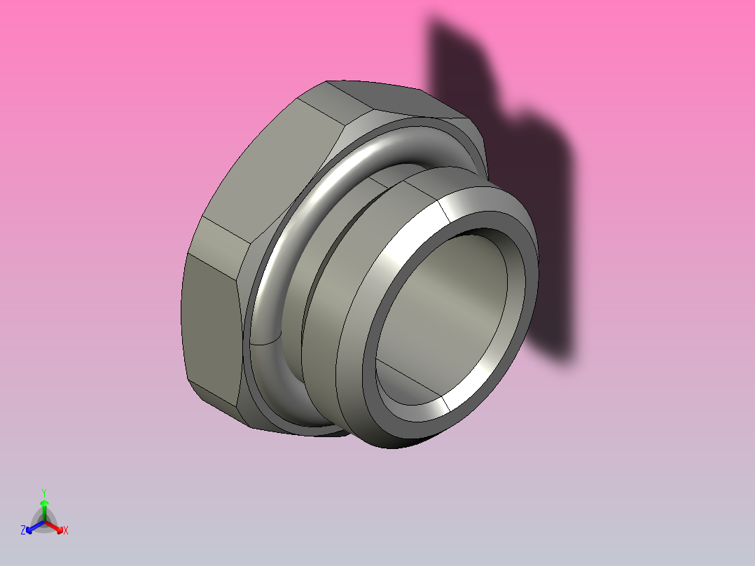 硬管连接用工业通用接头0178_13_10正等轴测图