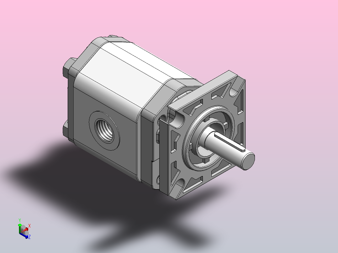 CB1S齿轮泵[CB1S-F5BFA]主视图