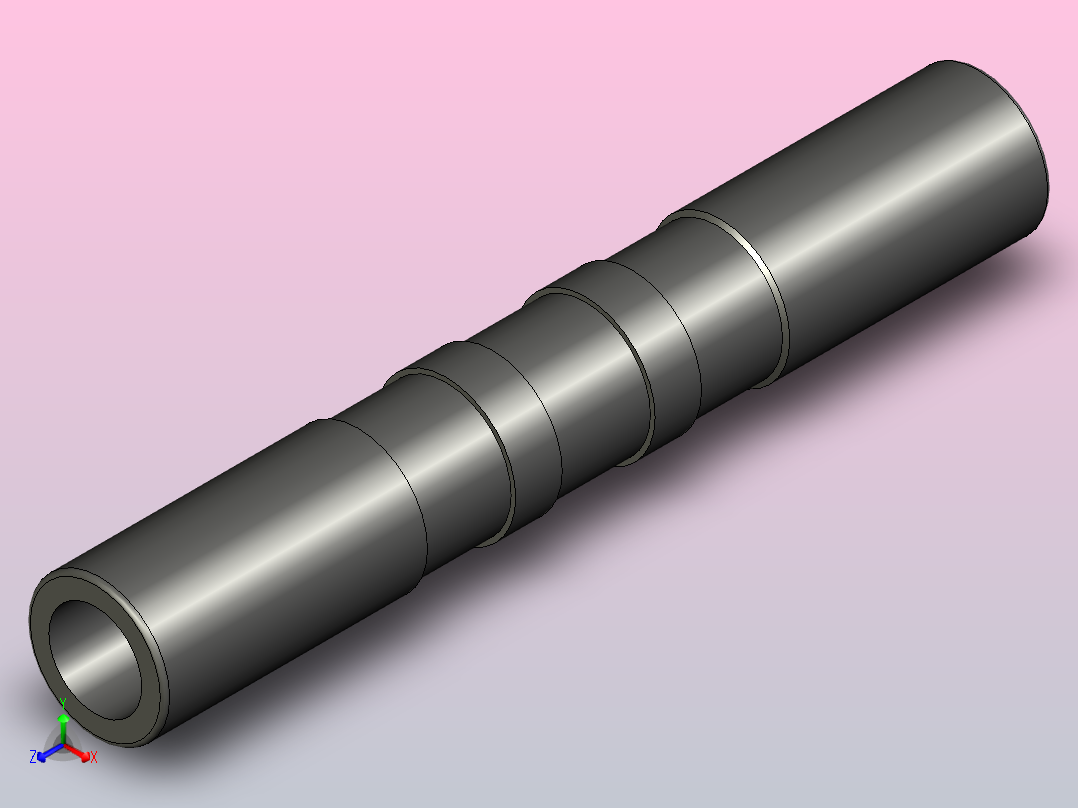 快插接头QSH-6正等轴测图