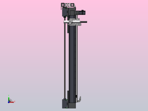 同步带伺服两轴喷墨机构前视缩略图