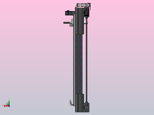 同步带伺服两轴喷墨机构后视缩略图