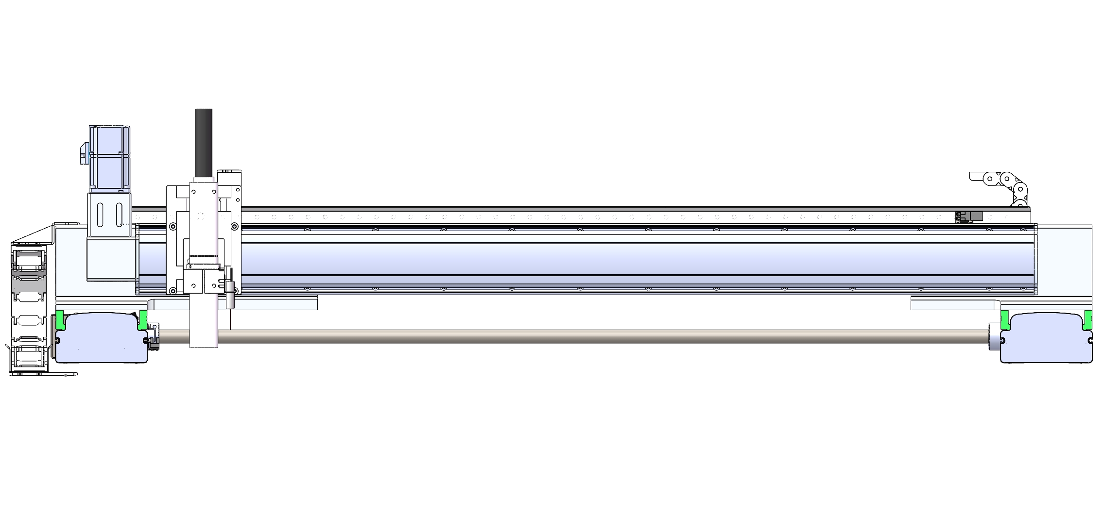 同步带伺服两轴喷墨机构