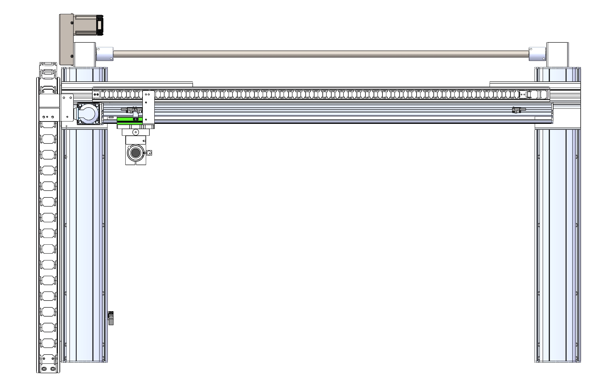 同步带伺服两轴喷墨机构