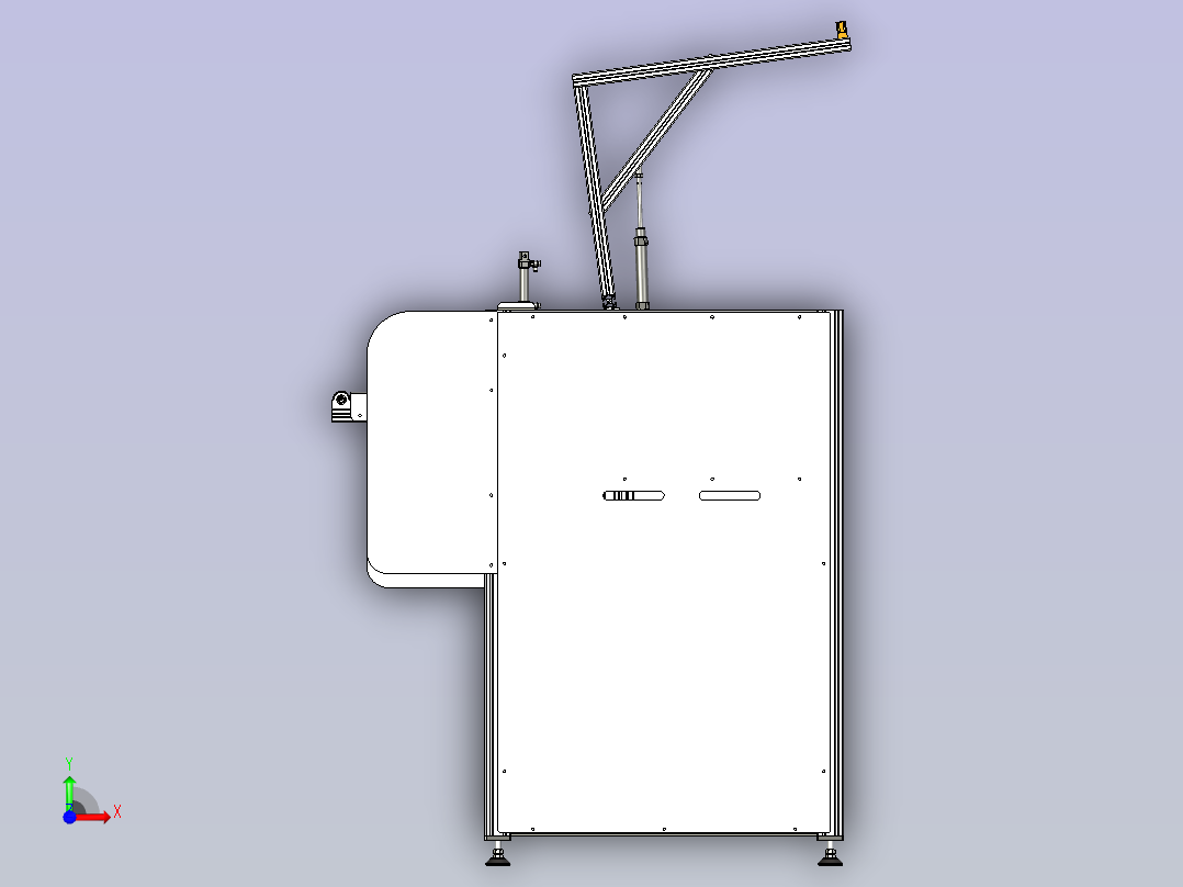 纸板给料机前视图