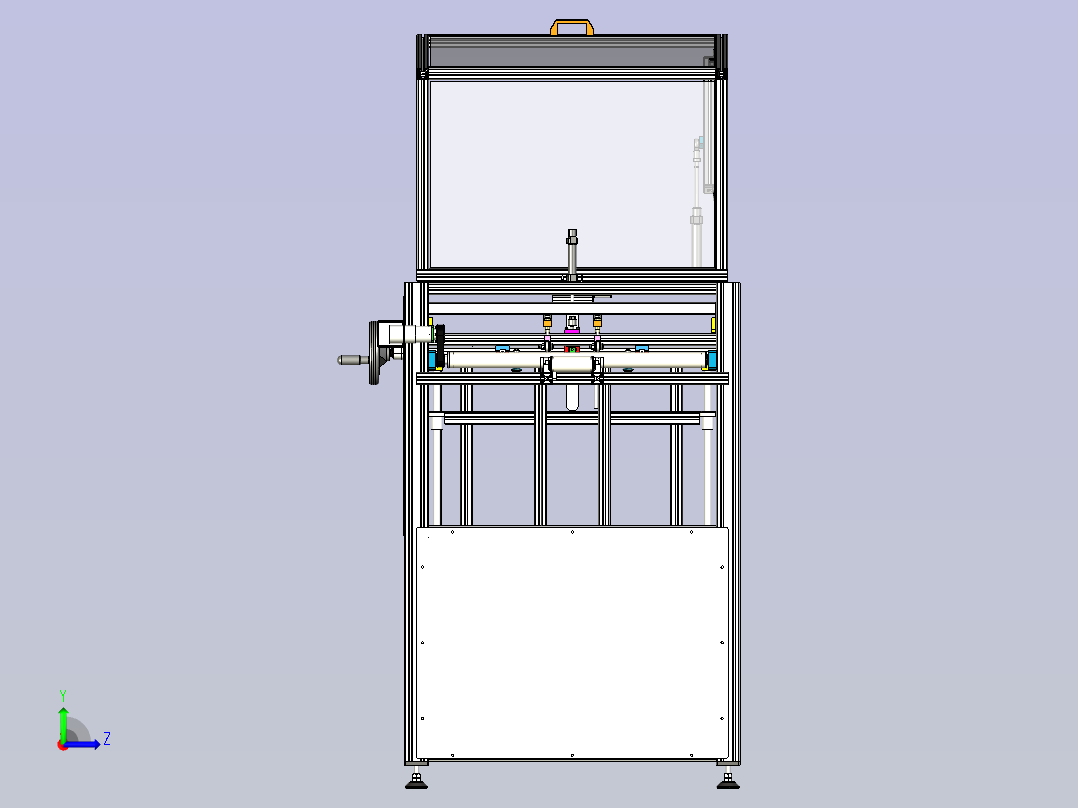 纸板给料机左视图