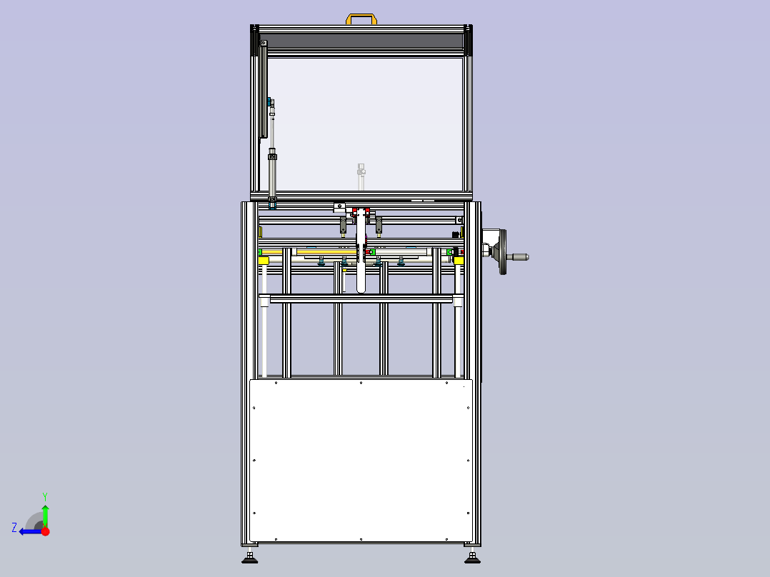 纸板给料机右视图