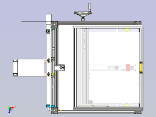 纸板给料机俯视缩略图