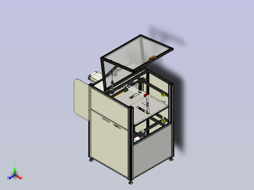 纸板给料机正等轴测缩略图