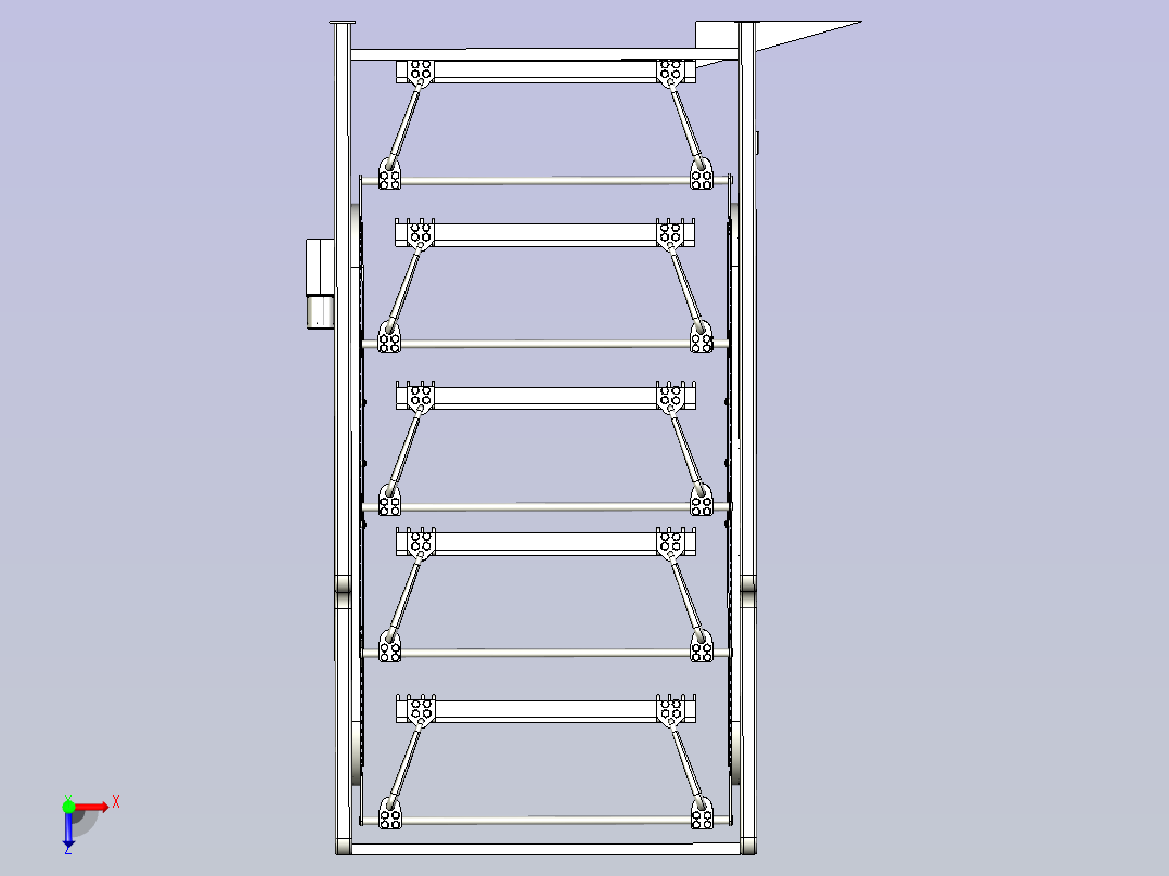 循环式智能立体车库俯视图