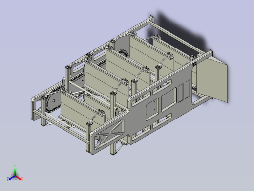 循环式智能立体车库正等轴测缩略图