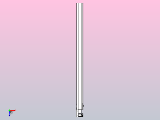 皮带直线轴半封闭可选导轨TPA-HNB-175D-140-L2500-ML-Y-P75-N3俯视缩略图