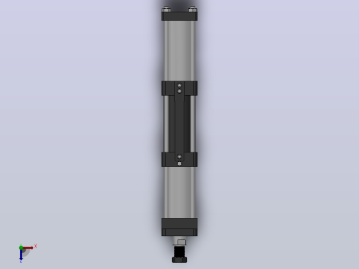 MPTF-3T系列快速型[MPTF-80-100-10-3T-M1-S2-0°]气压增压缸俯视缩略图
