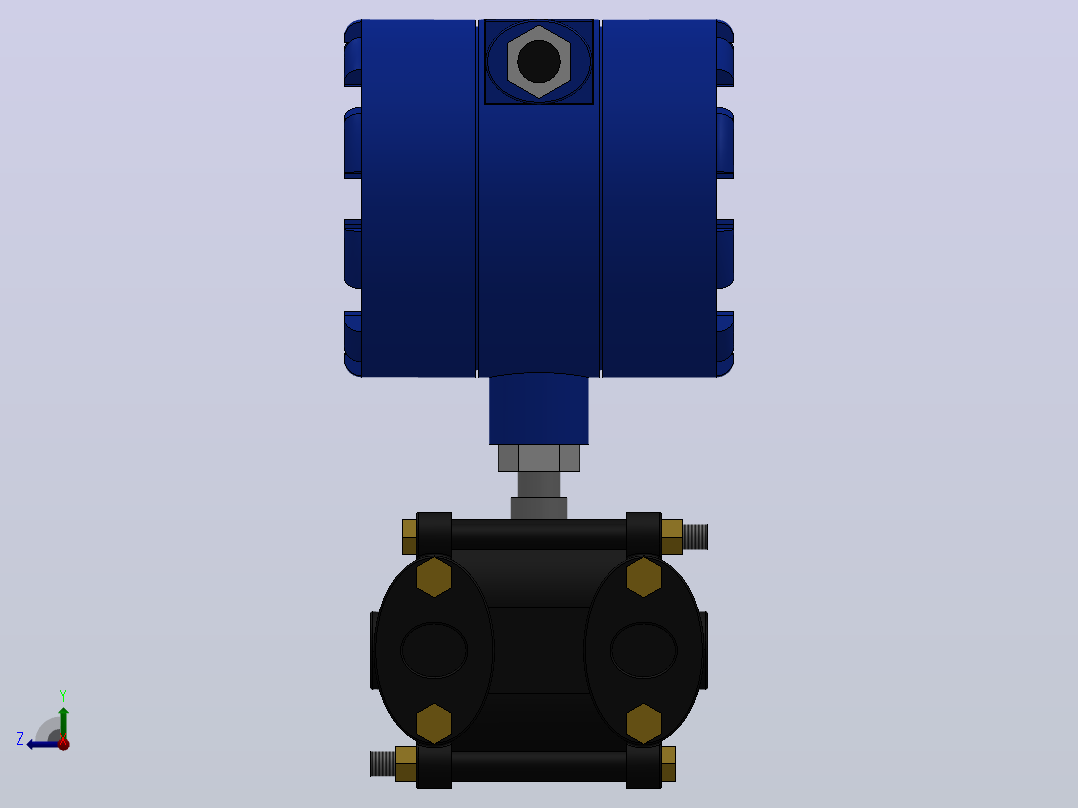 TEYC-1151差压变送器[ TEYC-1151-0]右视图