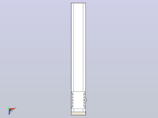 滚珠丝杠直线轴带导轨全封闭TPA-HCR-202D-2510C-L1200-MP-Y-P75-N3俯视缩略图