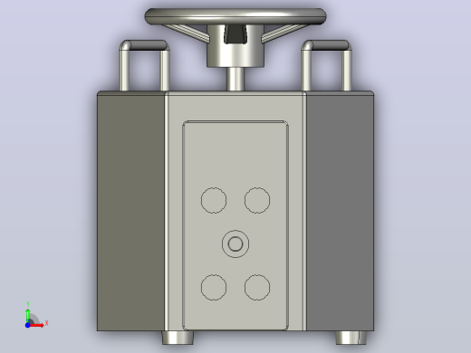 TDGC2J-1接触调压器三维模型202011前视缩略图