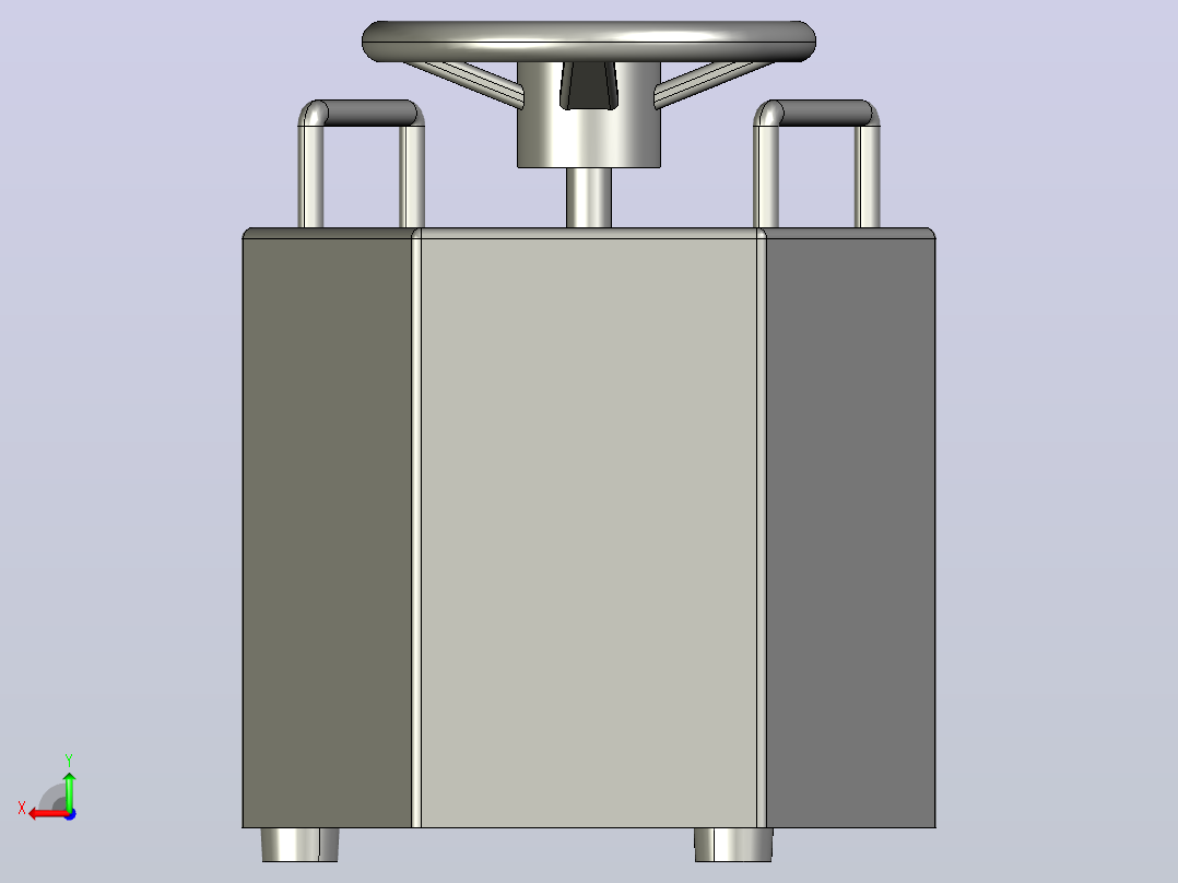 TDGC2J-1接触调压器三维模型202011后视图