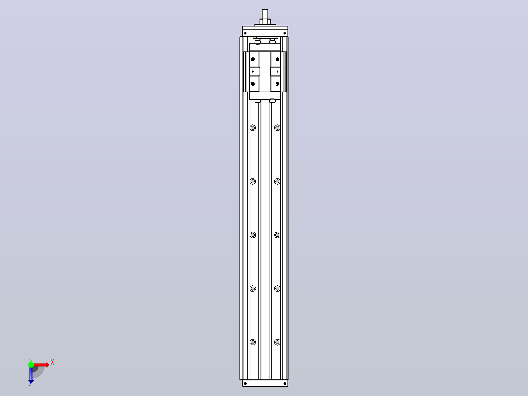 钢基模组TPA-KSR-8610C-640A1-M-H0S0俯视图