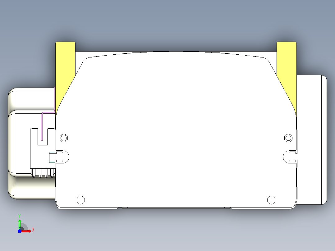 ATB14-L-300-200W ATB14 皮带驱动直线滑台模组前视图
