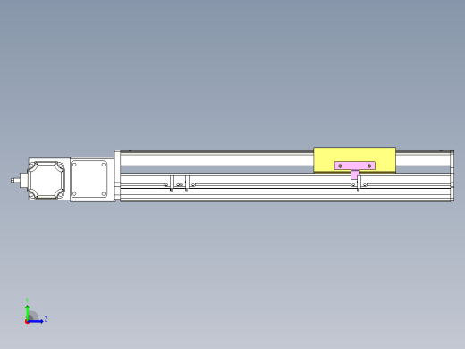 ATB14-L-300-200W ATB14 皮带驱动直线滑台模组左视缩略图