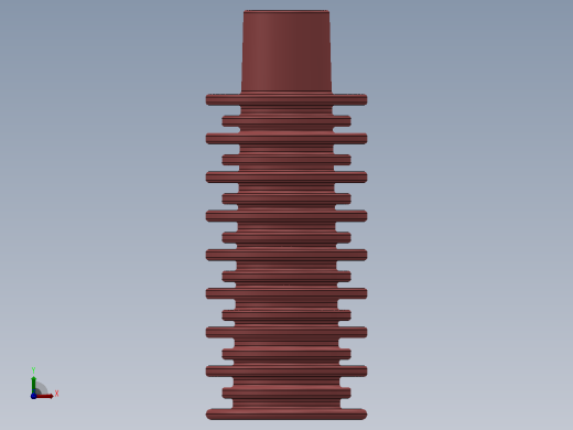 35KV CG5户内高压带电显示装置传感器[CG5-380]绝缘子前视缩略图