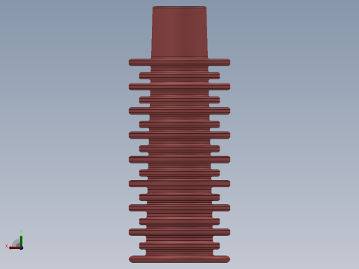 35KV CG5户内高压带电显示装置传感器[CG5-380]绝缘子后视缩略图