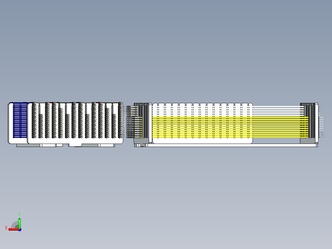 跳线整理器 80mm 和 200mm后视图
