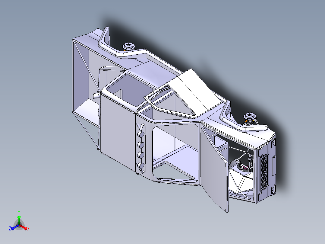 汽车钣金正等轴测图