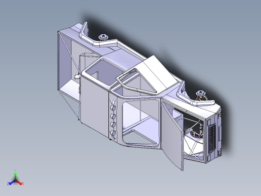 汽车钣金正等轴测缩略图