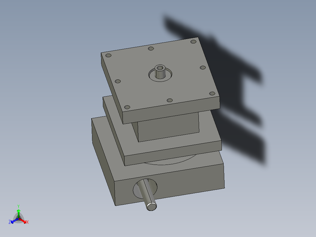 数控车床四工位回转刀架
