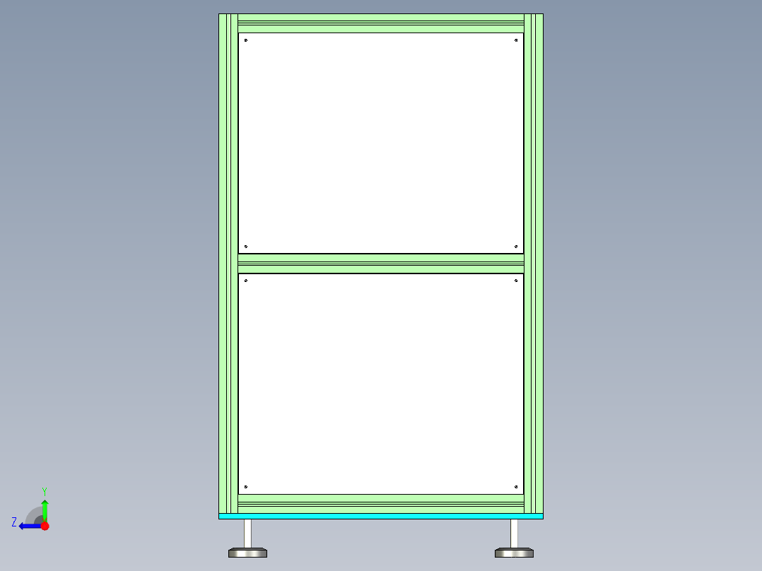返板升降机（气缸式）右视图