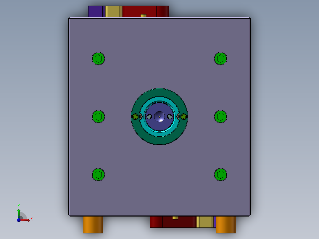 注塑模具11前视图