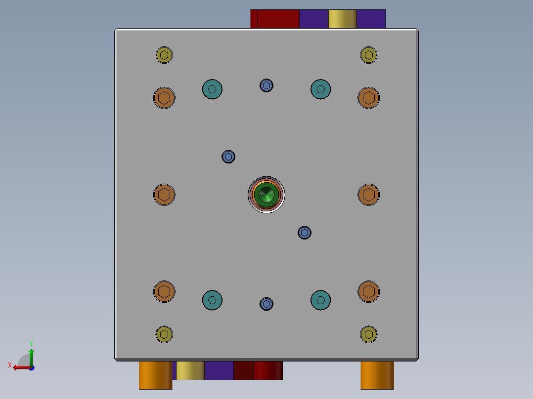注塑模具11后视图