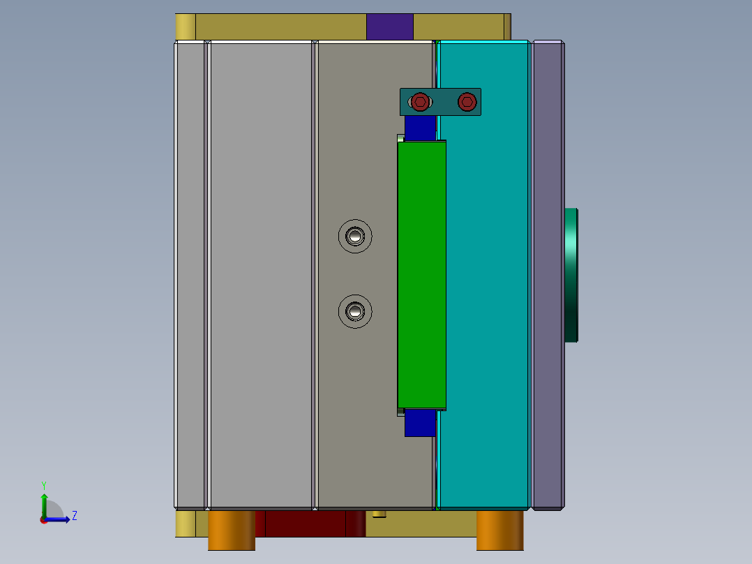 注塑模具11左视图