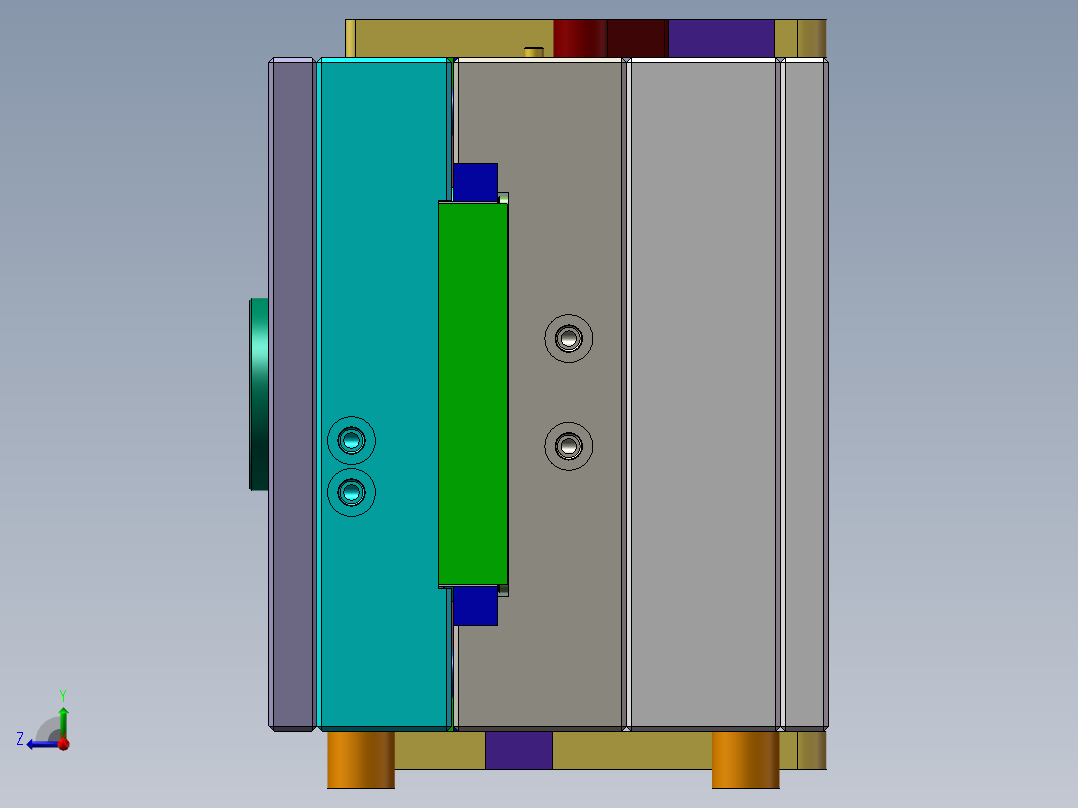 注塑模具11右视图